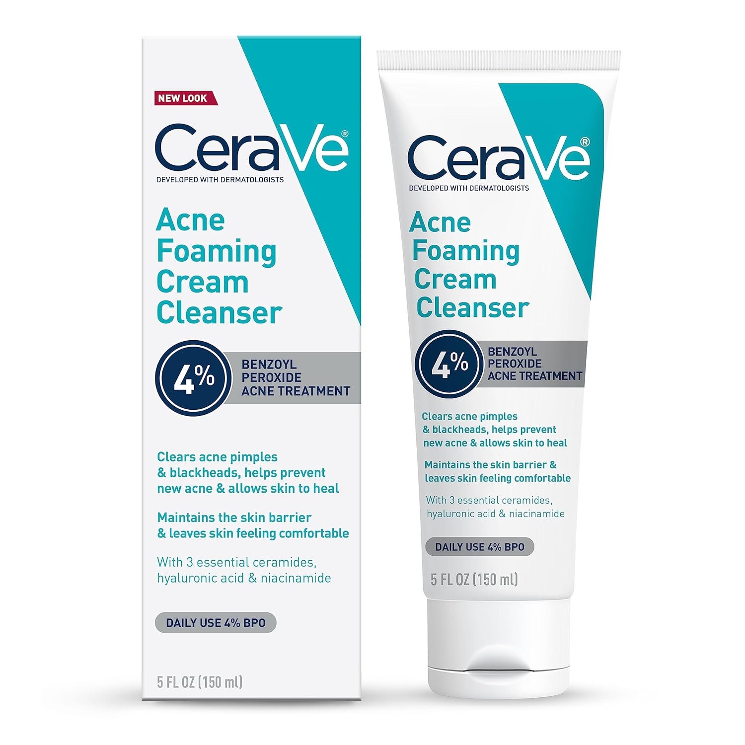 81OQHXYinzL._SL1500_.jpg Cerave Acne Foaming Cream Cleanser - Image 1