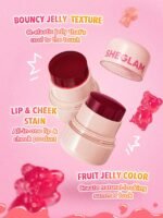 SHEGLAM Jelly-Licious Hydrating Lip & Blush Tint – Howdy - Image 3
