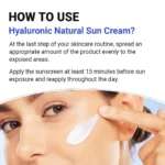 ISNTREE Hyaluronic Acid Natural Suncream SPF50 PA++++ - Image 6