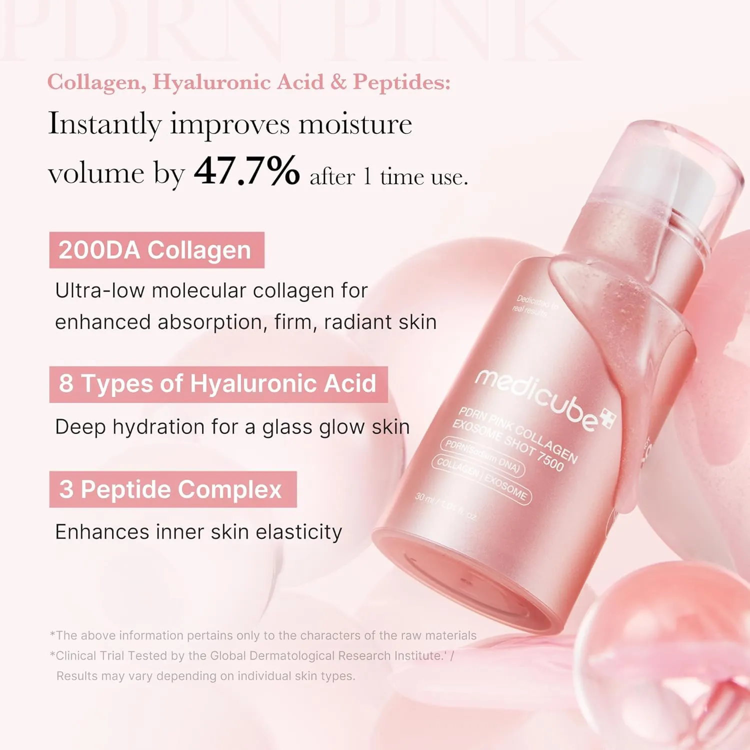 71Ppy2FGsqL._SL1500_ Medicube PDRN Pink Collagen Exosome Shot Serum 7500 - Image 3