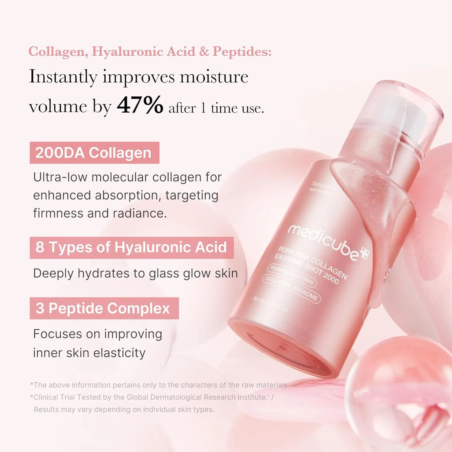 71zCqyb1V+L._SL1500_ Medicube PDRN Pink Collagen Exosome Shot Serum 2000 - Image 4