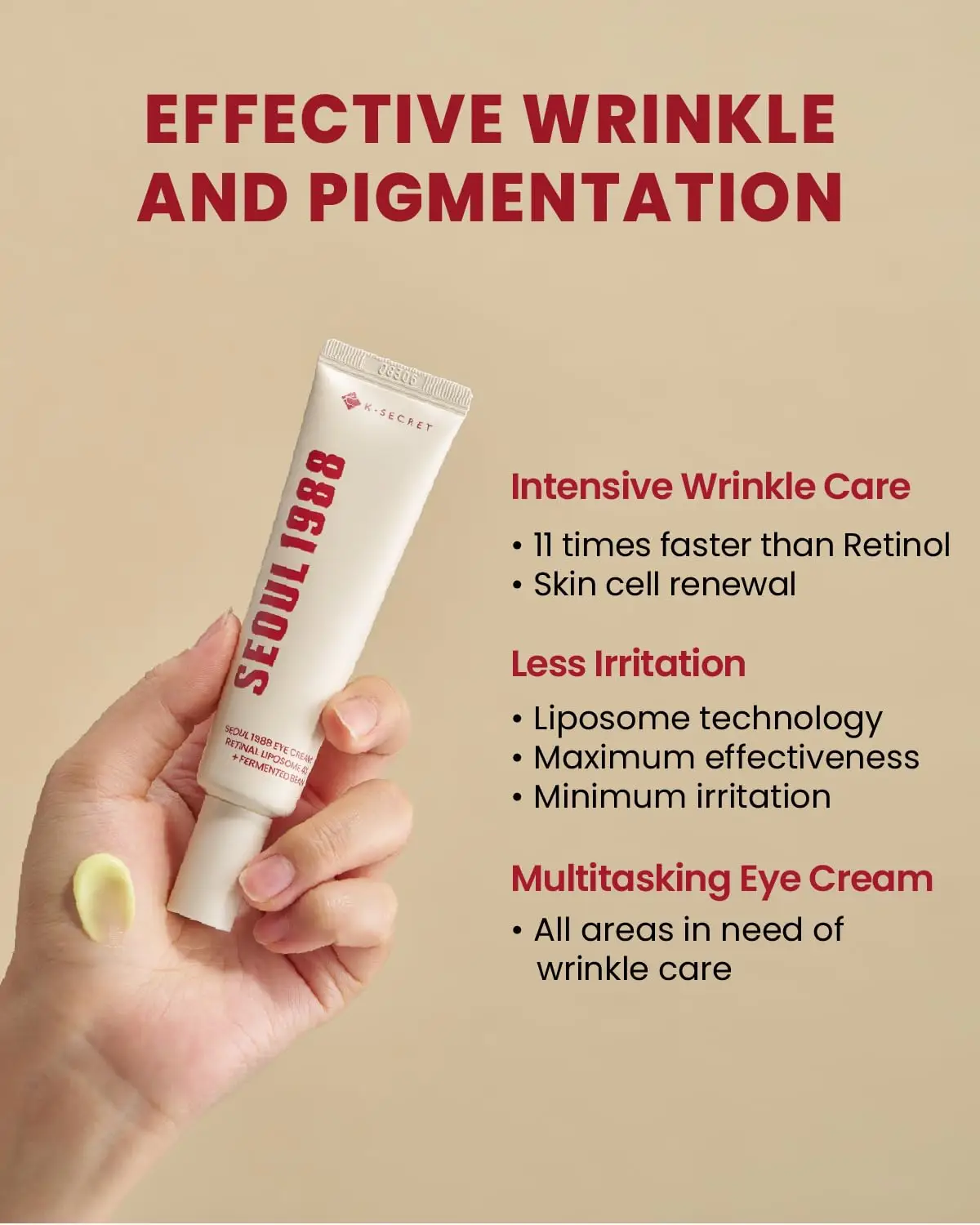 612+vGXCq-L._SL1500_ KSECRET SEOUL 1988 Eye Cream  Retinal Liposome 4% + Fermented Bean - Image 2